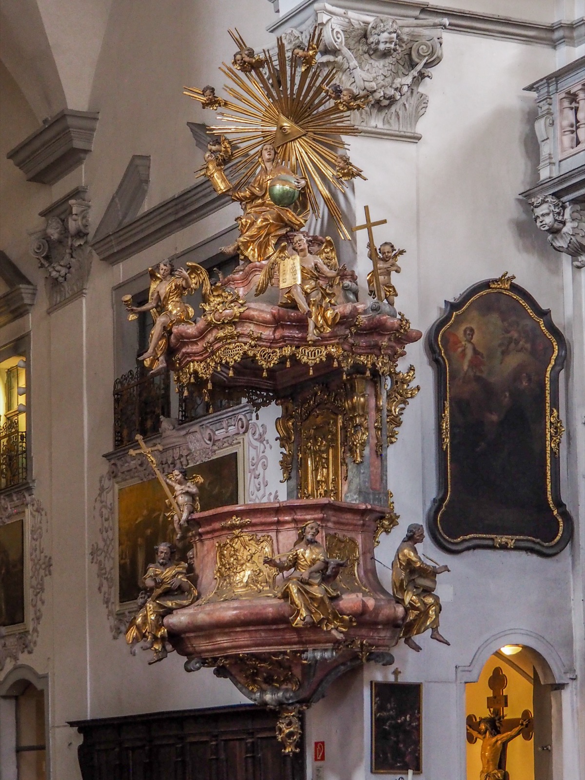 Pulpit at Marienkirche, Steyr
