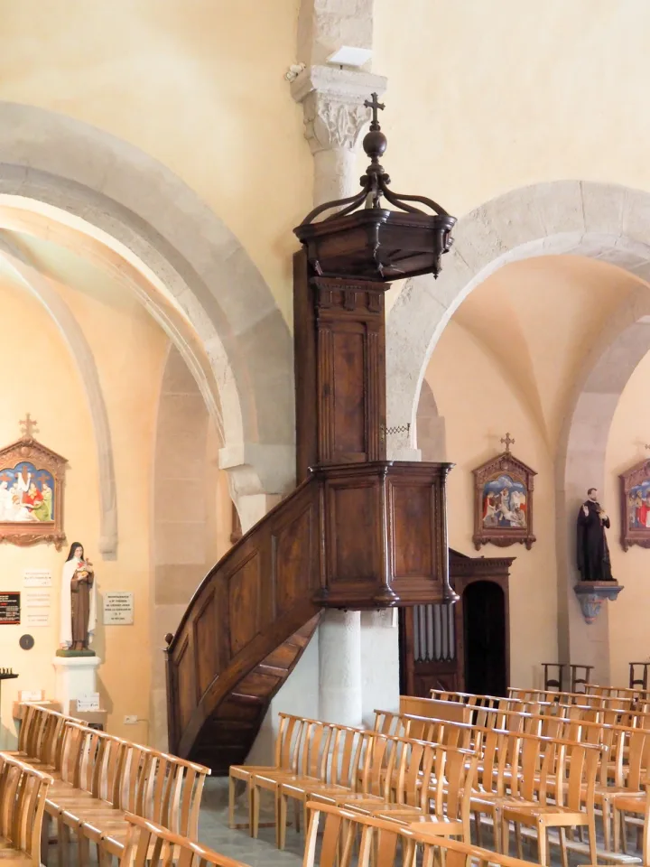 Pulpit at Saint Domnin, Lamastre