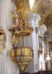 Pulpit at Basilica Mariatrost, Graz