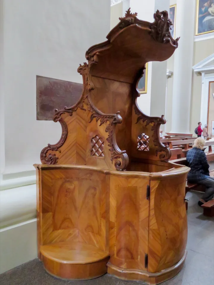 Pulpit at Cathedral of Vilnius, Vilnius