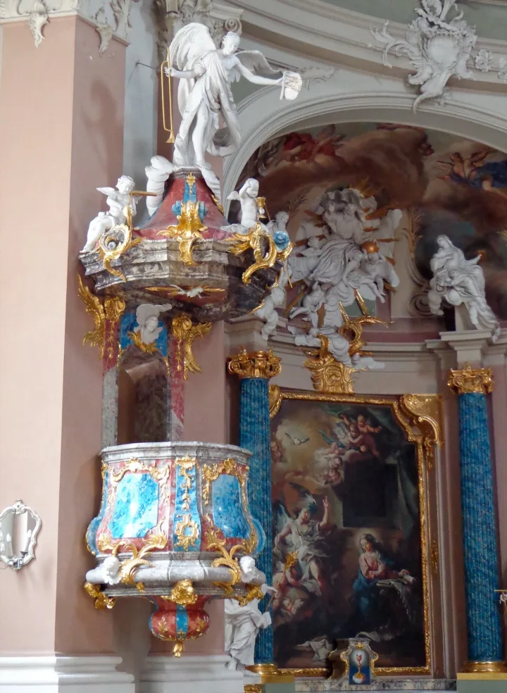 Preekstoel in St Clemenskirche, Munster