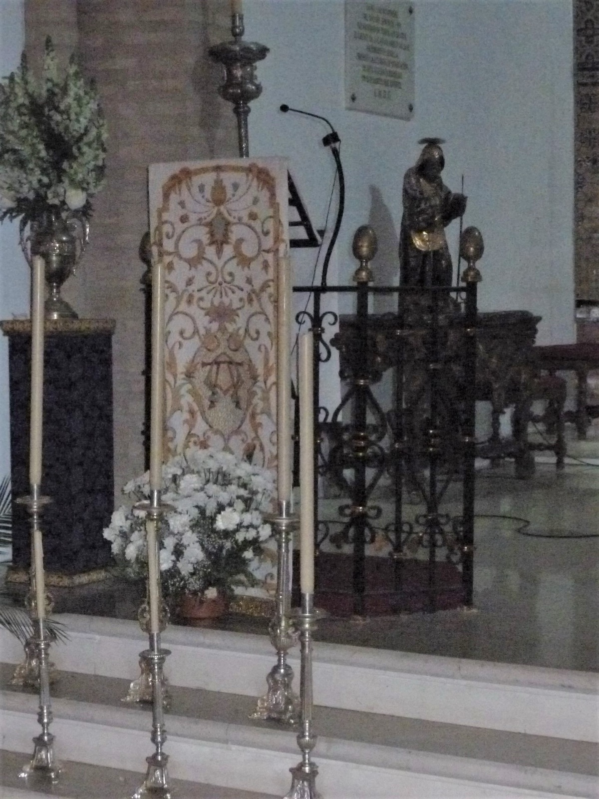 Preekstoel in Iglesia de San Bartolome, Carmona