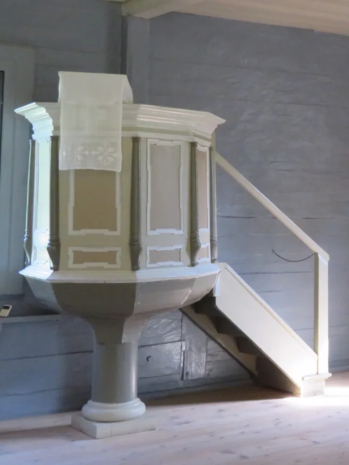 Pulpit at Church of Turaida, Turaida
