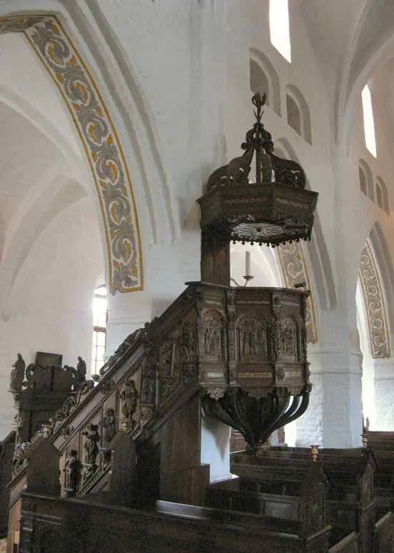 Preekstoel in Sct. Nicolai Kirke, Middelfart