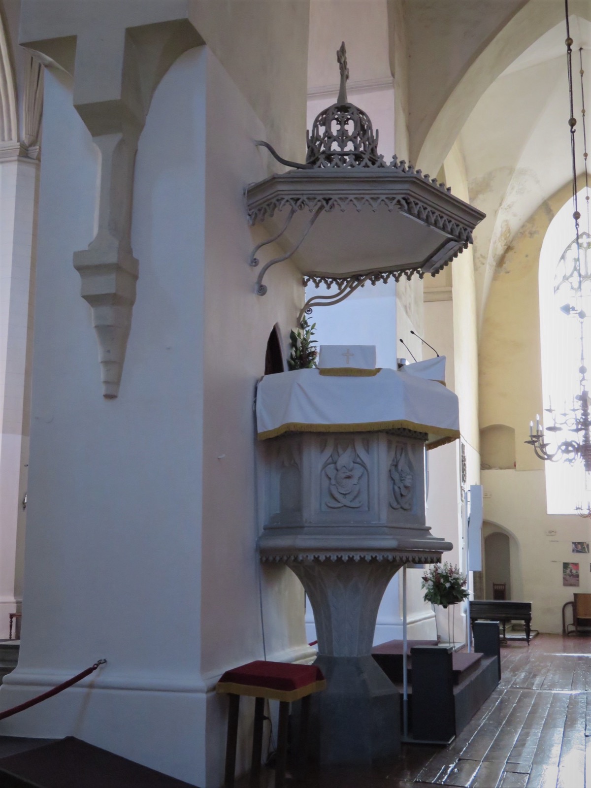Pulpit at Oleviste Kirik, Tallinn