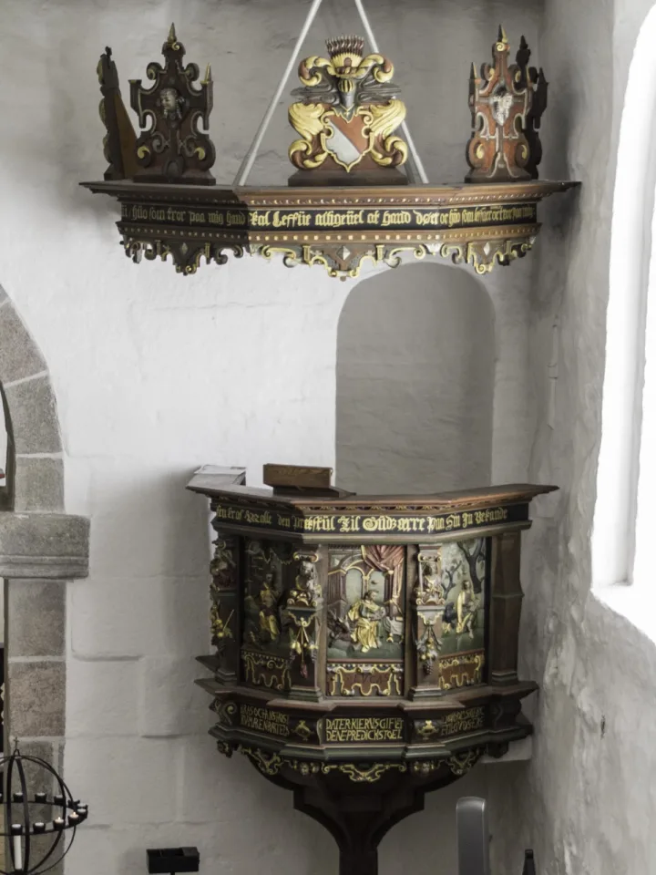 Preekstoel in Norholm Kirke, Norholm