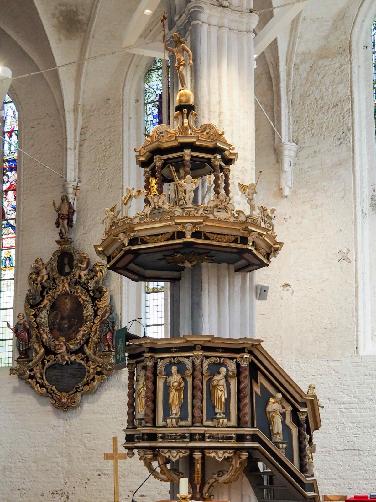 Pulpit at st. Wilhadi kerk, Stade