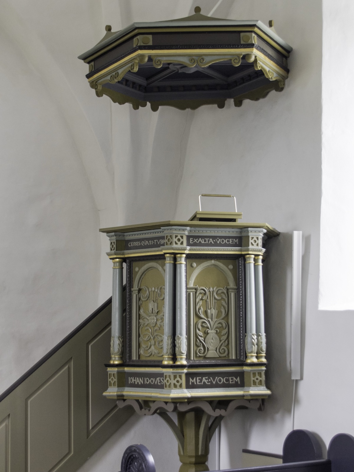 Preekstoel in Norre Snede Kirke, Norre Snede