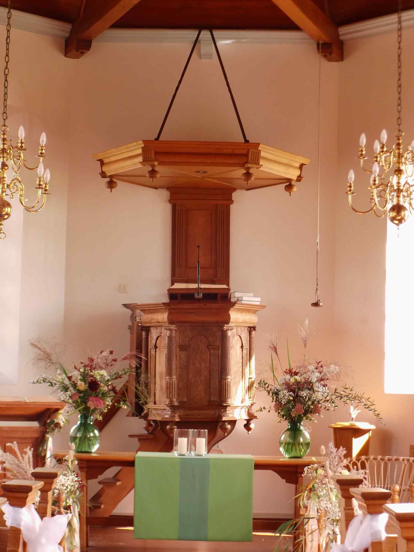 Pulpit at Pieltsjerke, Gaastmeer