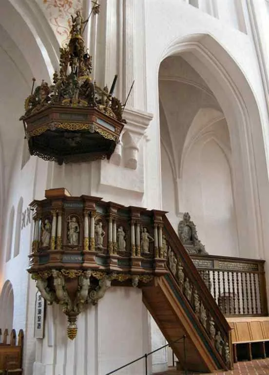 Preekstoel in Haderslev Domkirke, Haderslev