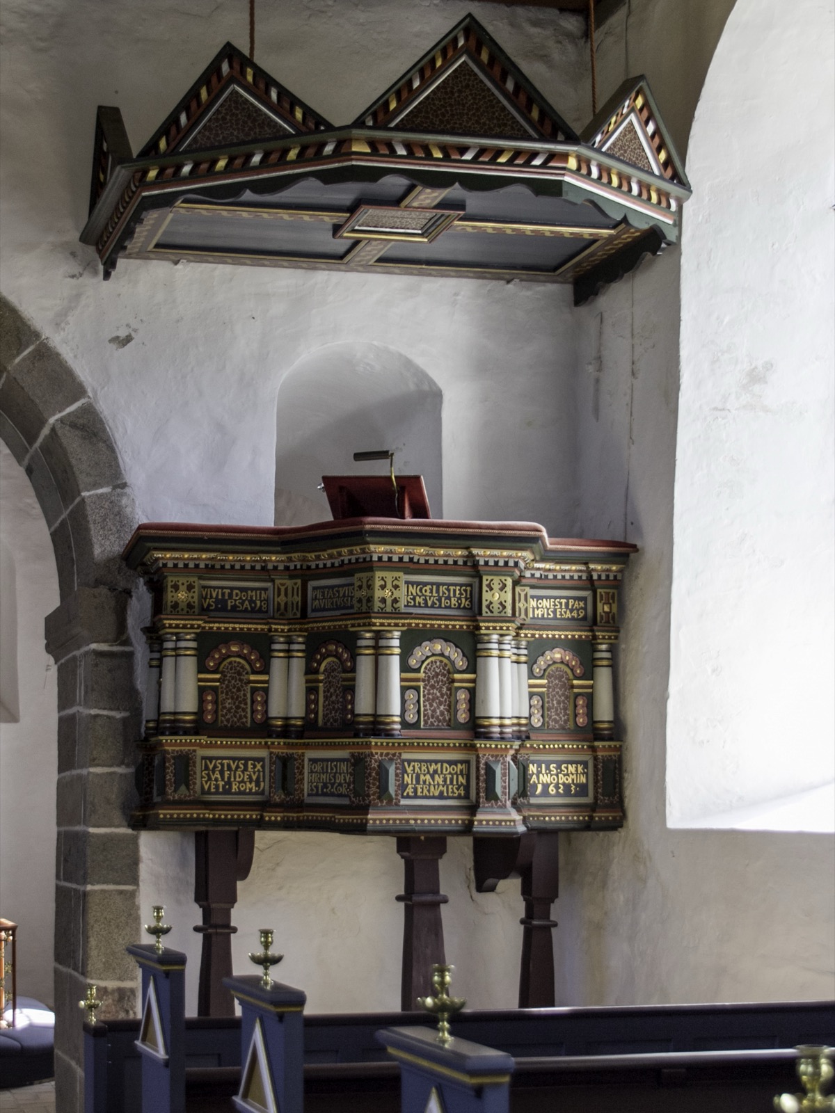 Pulpit at Vennebjerg Kirke, Vennebjerg