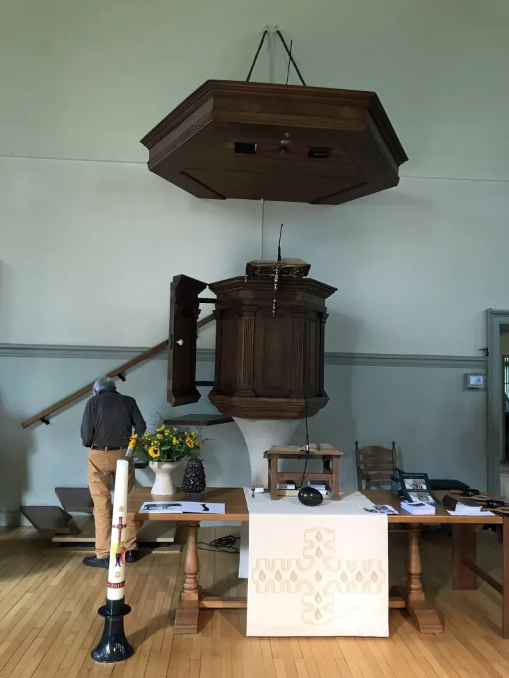 Pulpit at Protestantse Gemeente, Warmond