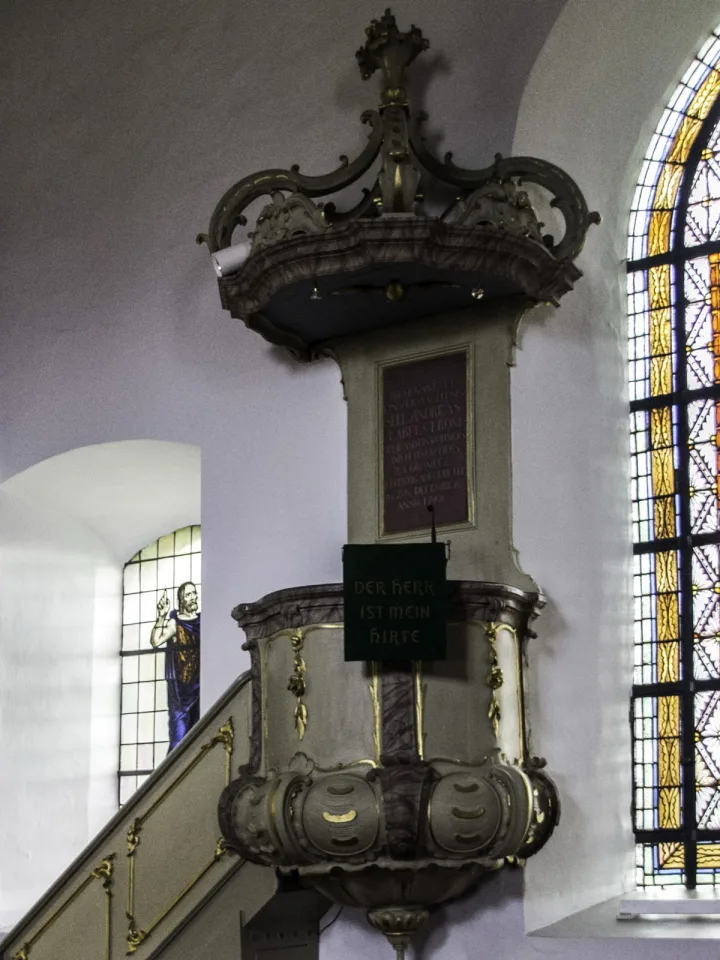Preekstoel in St Nicolai Kirche, Gromitz