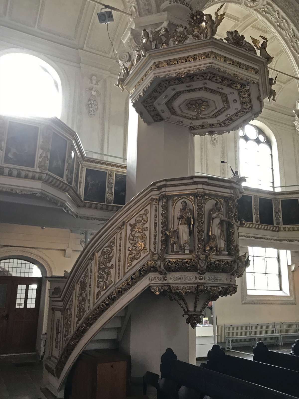 Preekstoel in Stadtkirche St Marien, Celle
