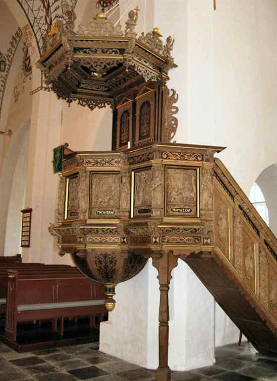 Pulpit at Birket Kirke, Torrig