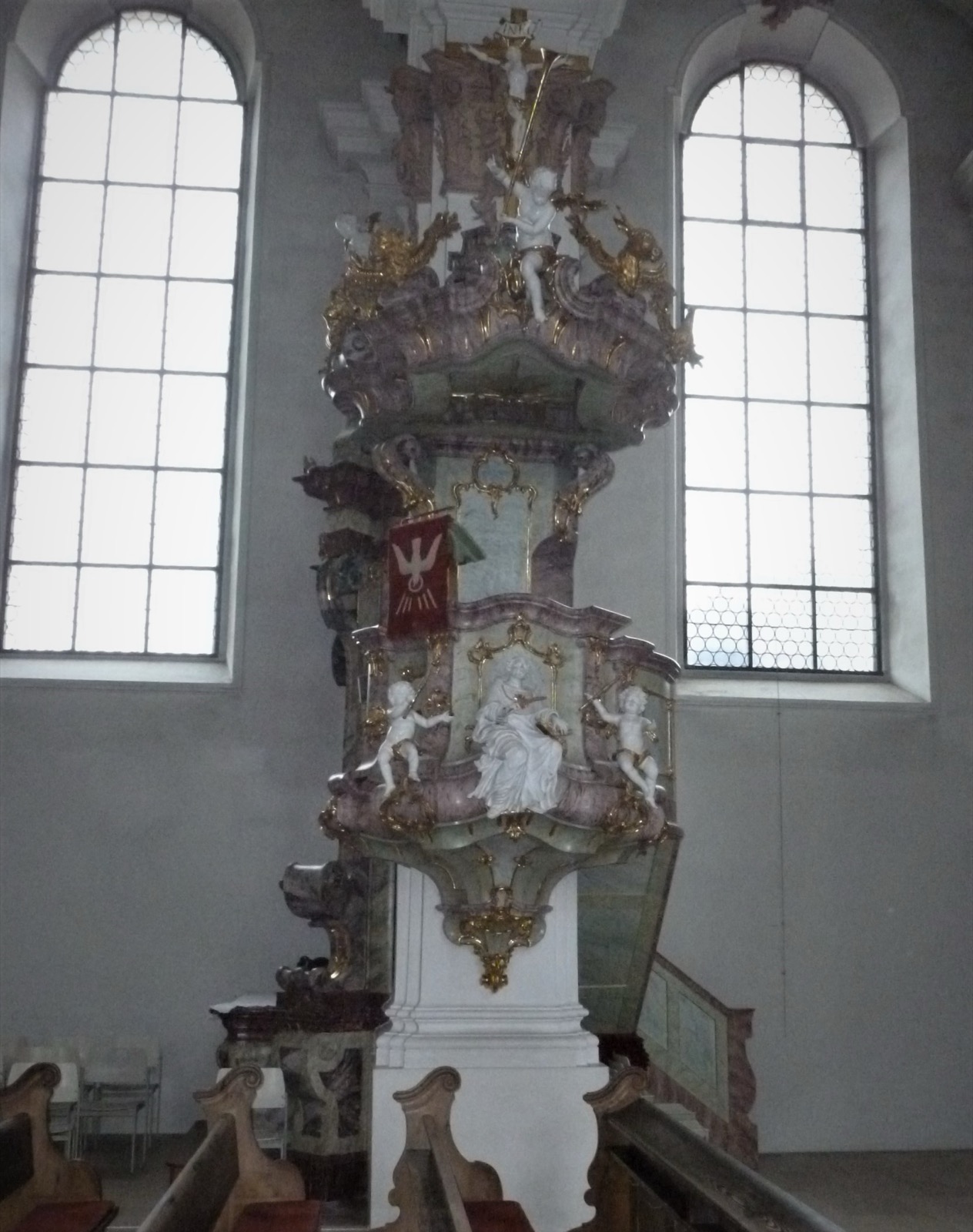 Pulpit at Prediger Kirche, Rottweil