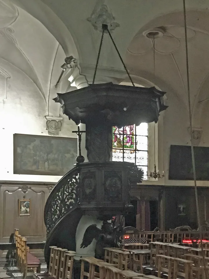Preekstoel in Begijnhofkapel, Brugge