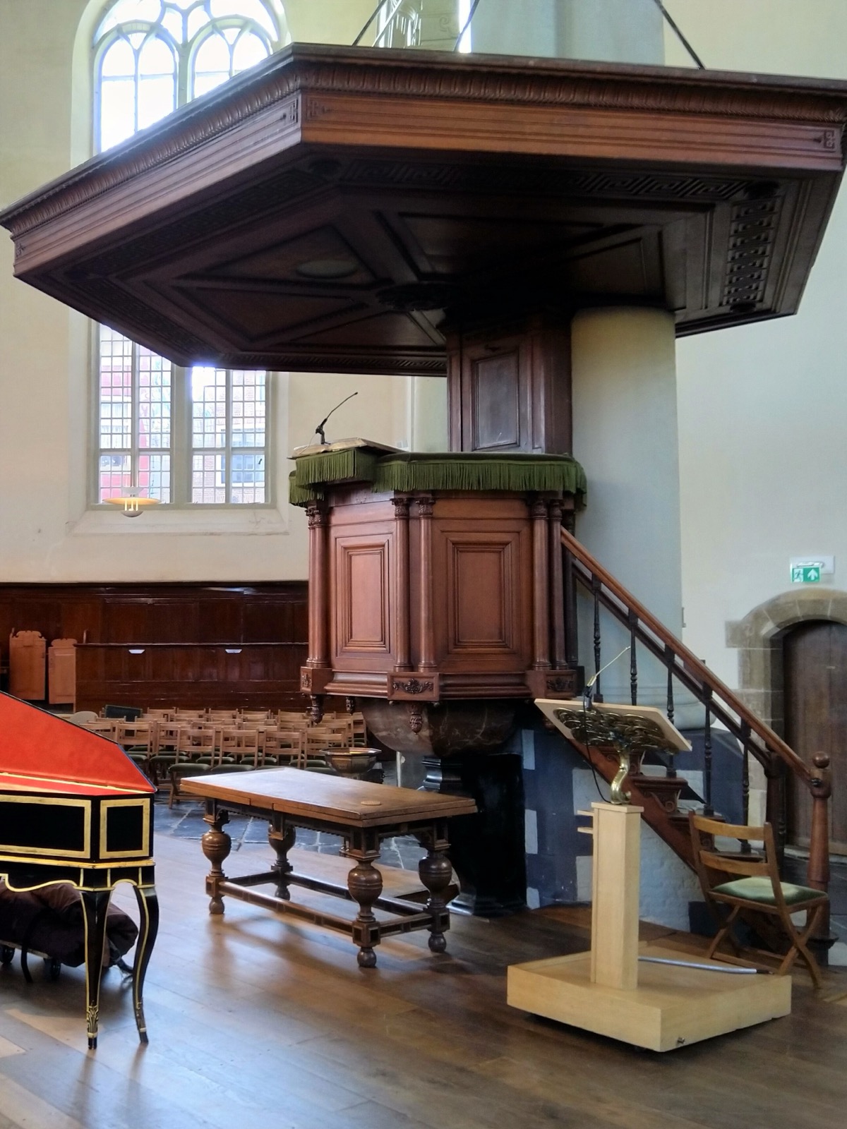 Preekstoel in Noorderkerk, Amsterdam