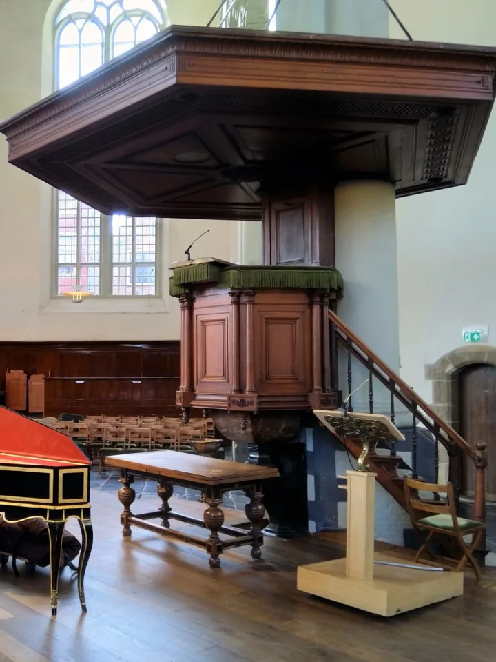 Pulpit at Noorderkerk, Amsterdam