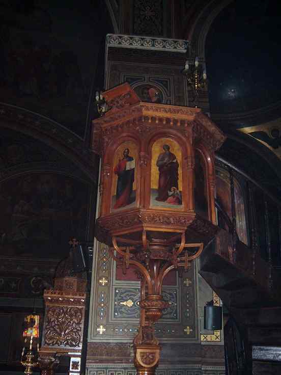 Preekstoel in Agios Georgios, Nafplion