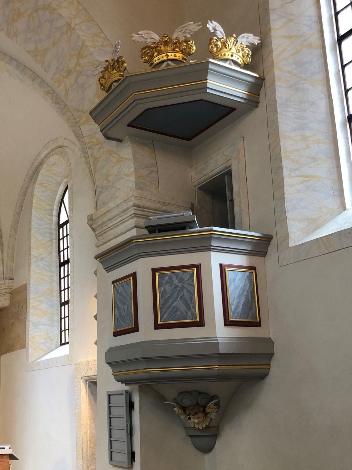 Preekstoel in Garnisonskirche, Konigstein