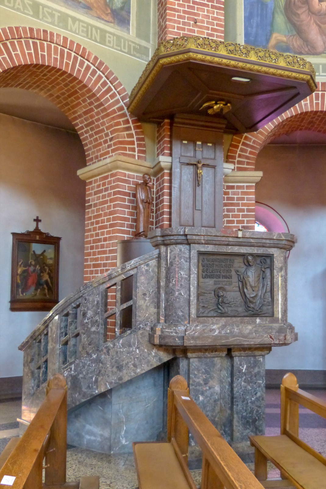 Preekstoel in St Augustinus, Nordhorn