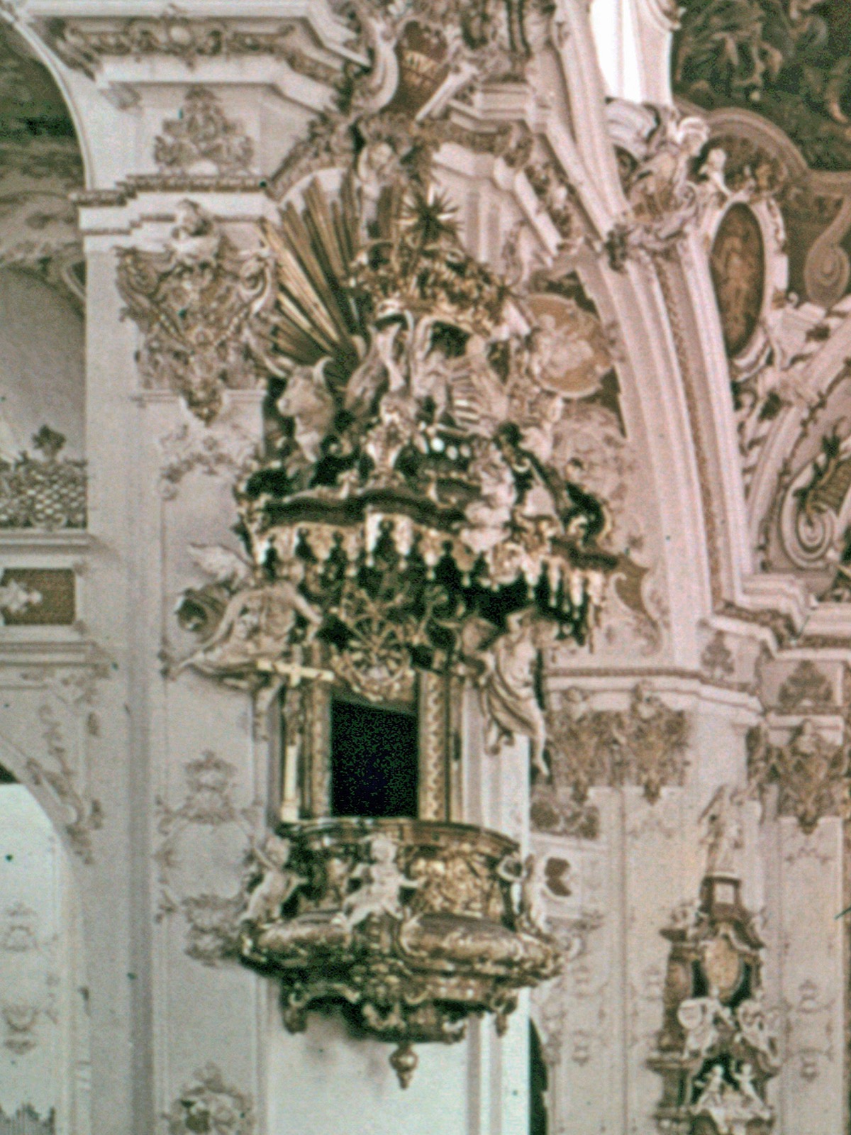 Pulpit at Klosterkirche Einsiedeln, Einsiedeln