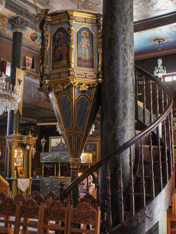 Pulpit at Agios Spyridonis, Nafplion