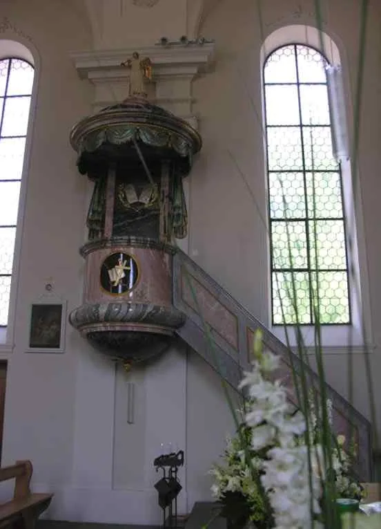 Pulpit at RK Pfarrkirche St Maria Magdalena, Alpnach