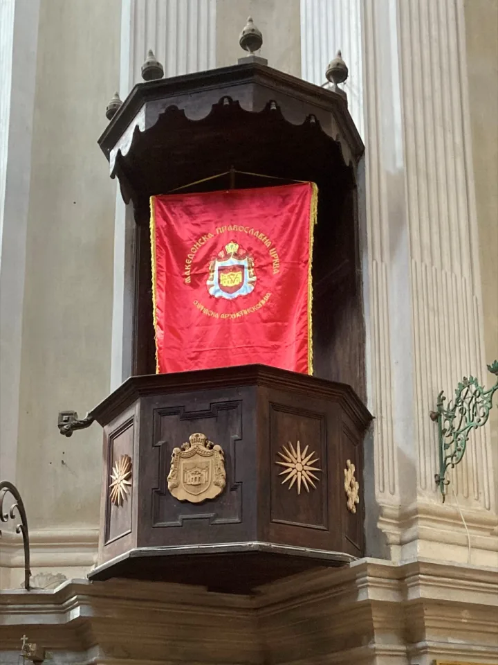 Pulpit at Chiesa Confraternita San Michele, Neive