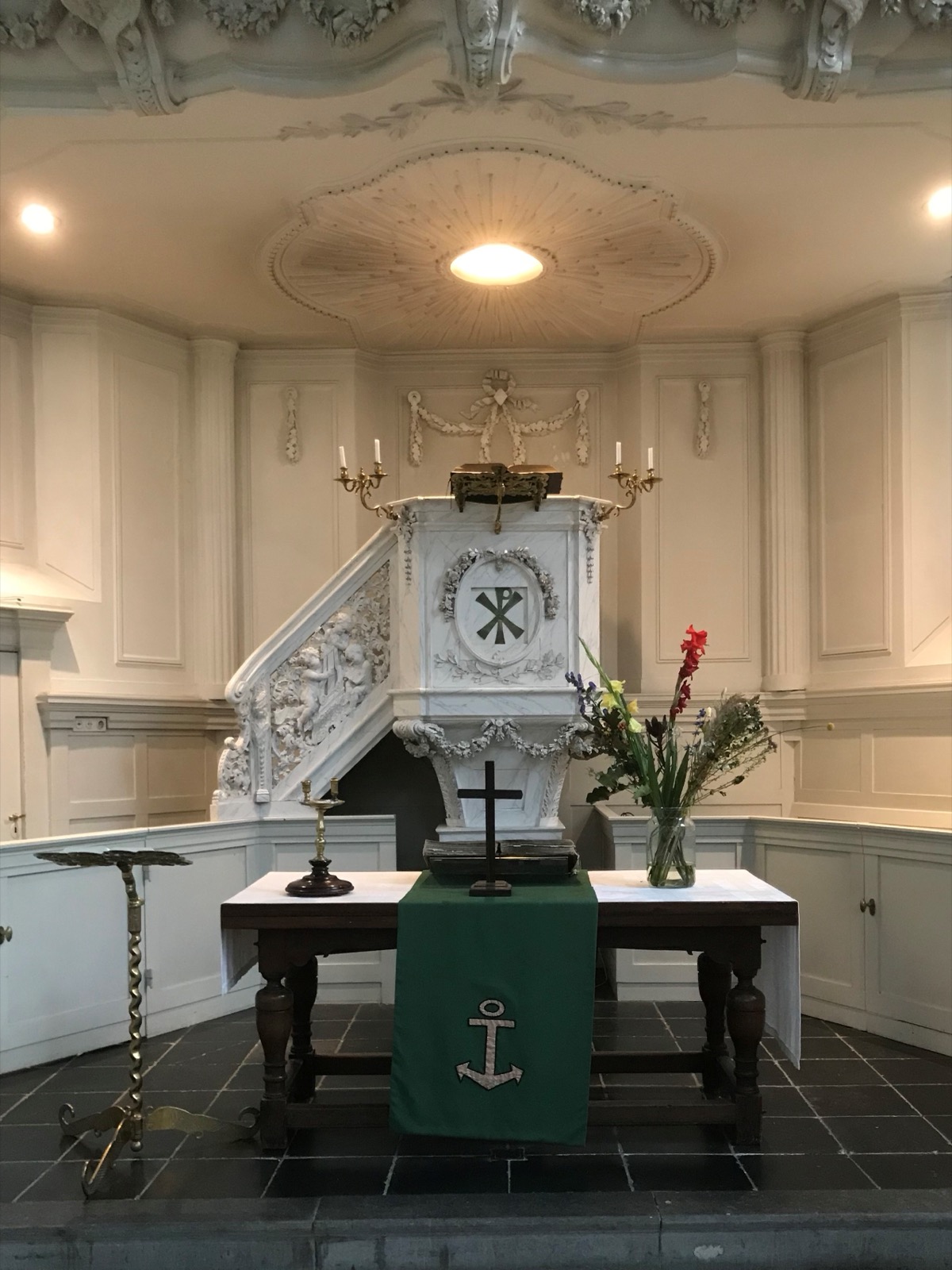 Pulpit at Trinitatiskapel, Dordrecht