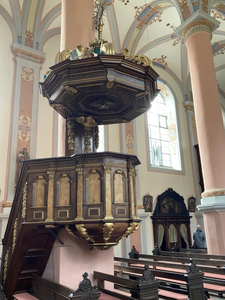 Pulpit at Karmeliterkirche St. Josef, Beilstein