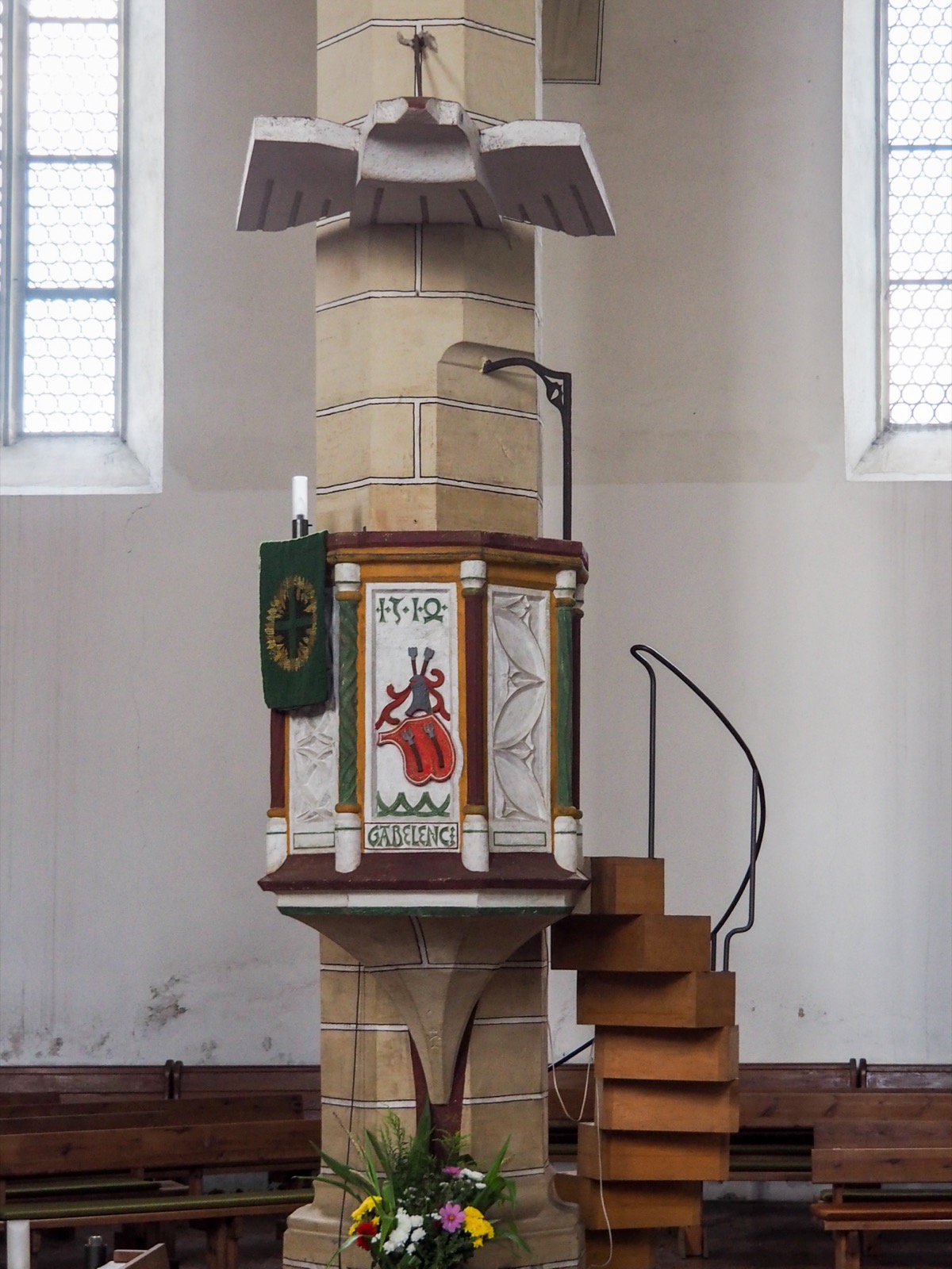 Pulpit at St Peter und Paul Kirche, Goeda