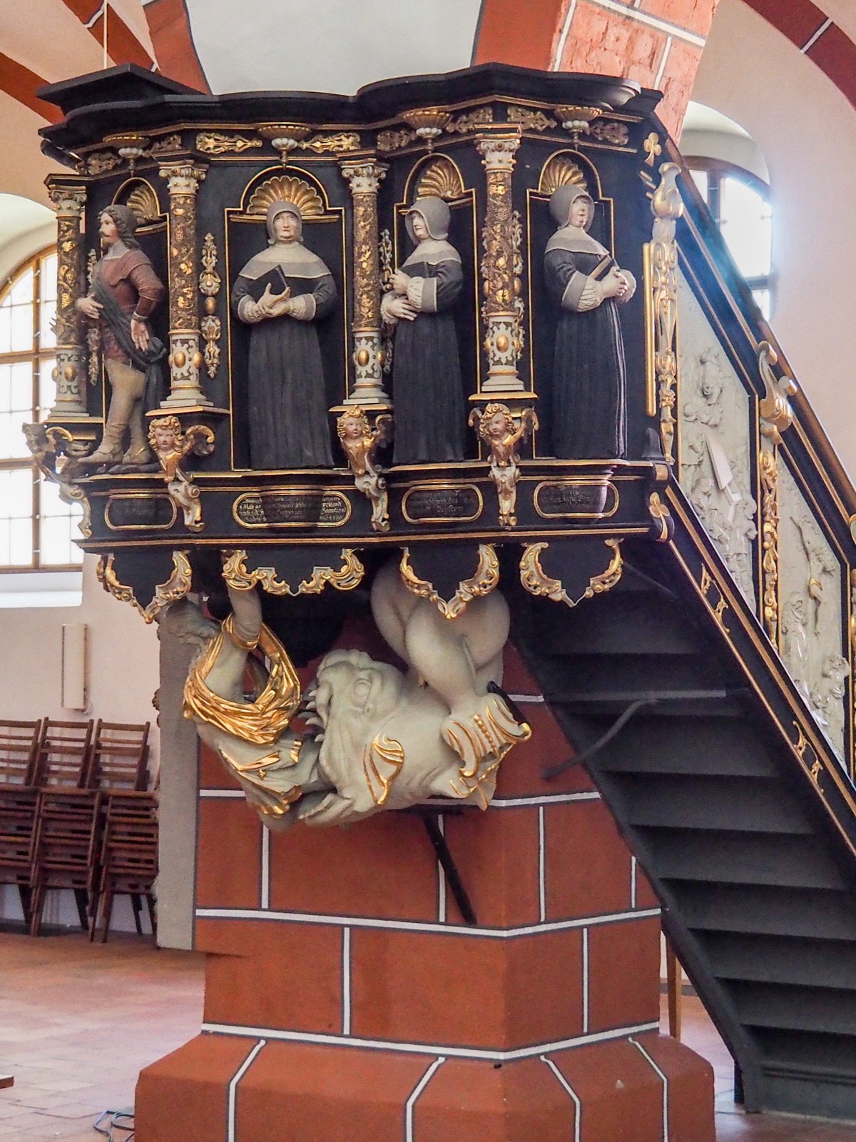 Pulpit at St Afra Kirche, Meissen