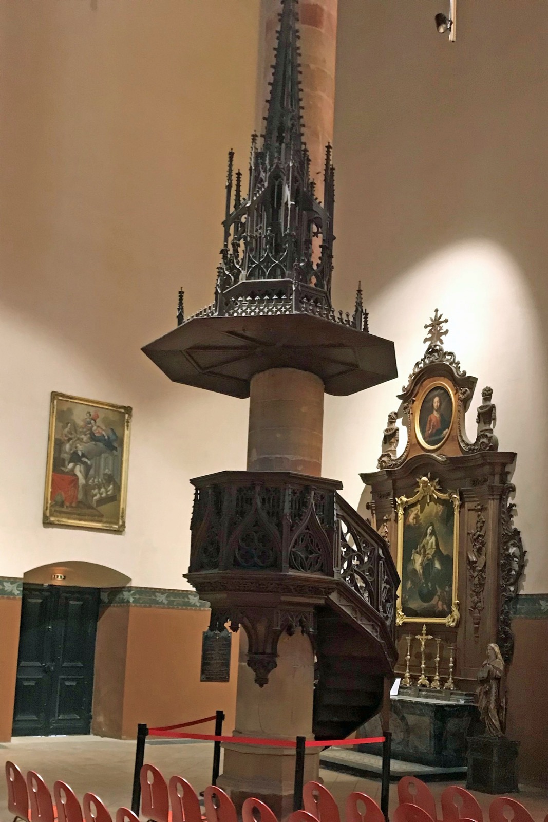 Pulpit at Eglise des Dominicains, Colmar