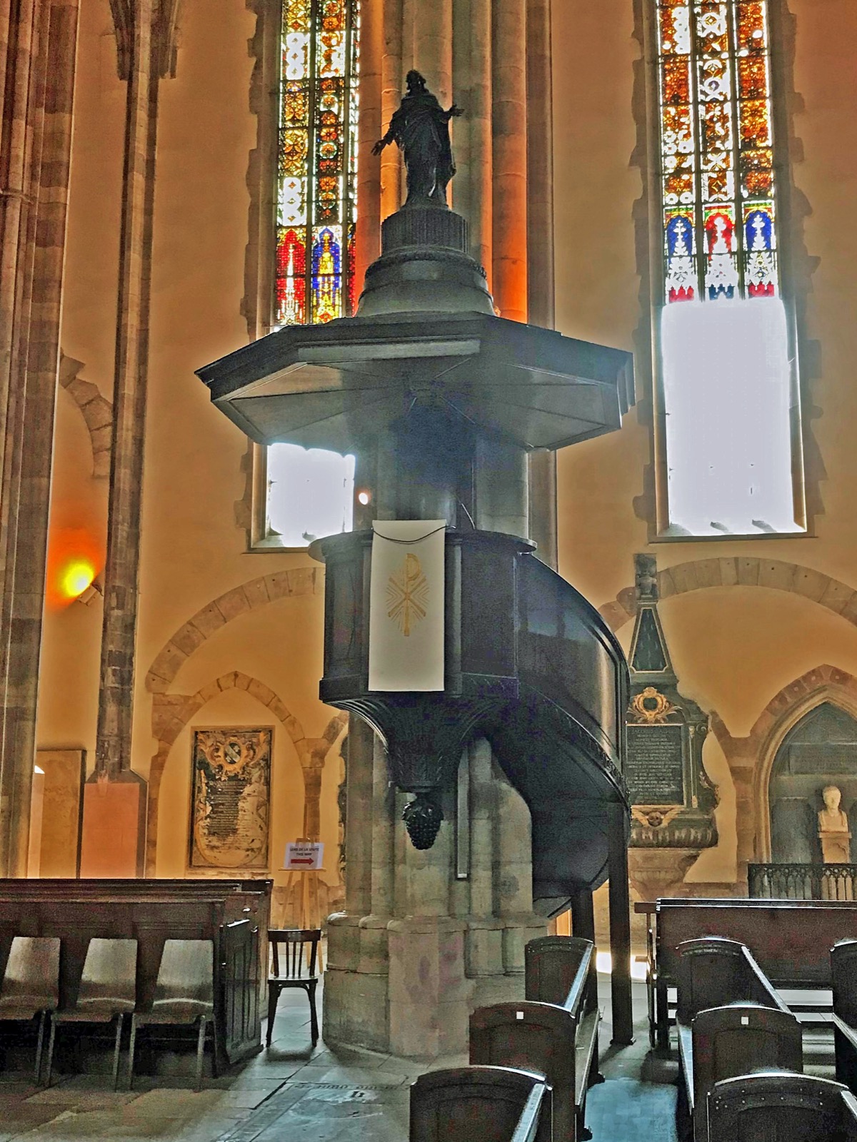 Preekstoel in Eglise Saint-Thomas, Strasbourg