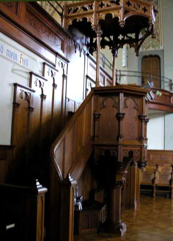 Pulpit at Reformierte Kirche, Richterswil