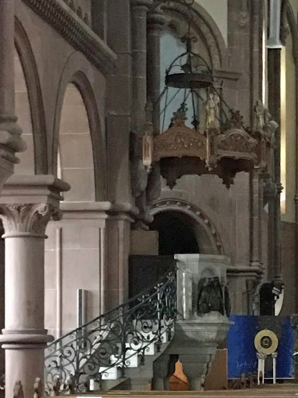 Pulpit at Sankt Johann, Freiburg im Breisgai