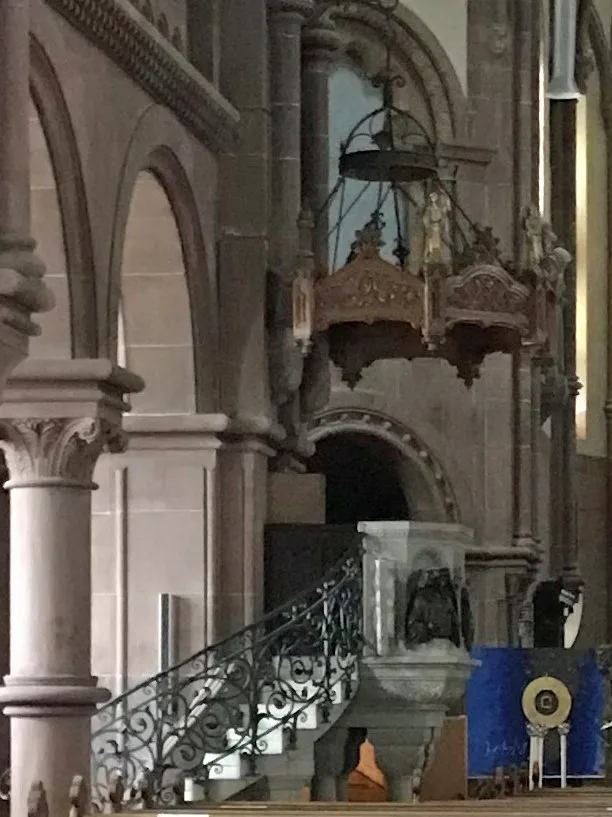Pulpit at Sankt Johann, Freiburg im Breisgai