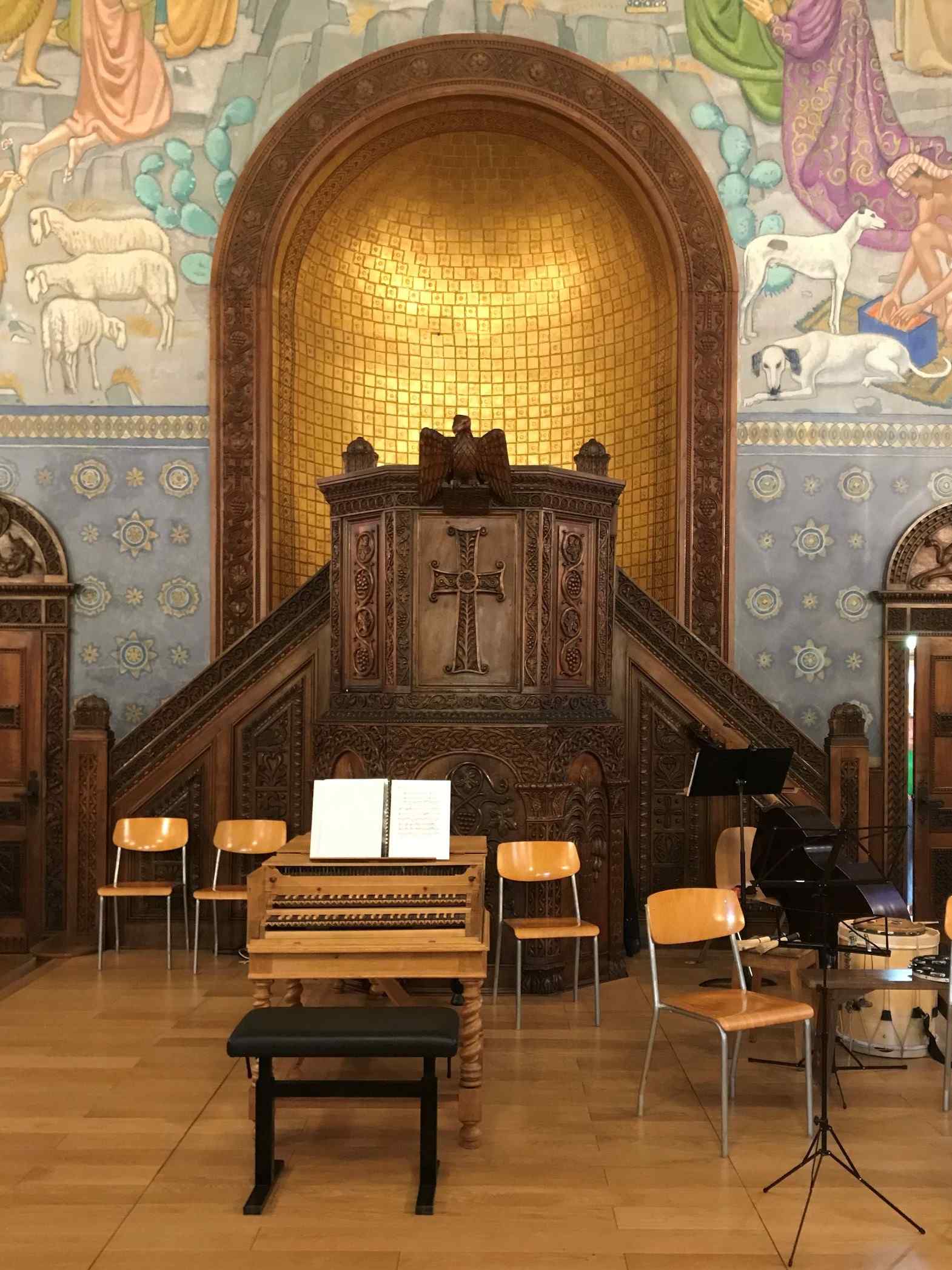 Pulpit at Temple de Carouge, Carouge