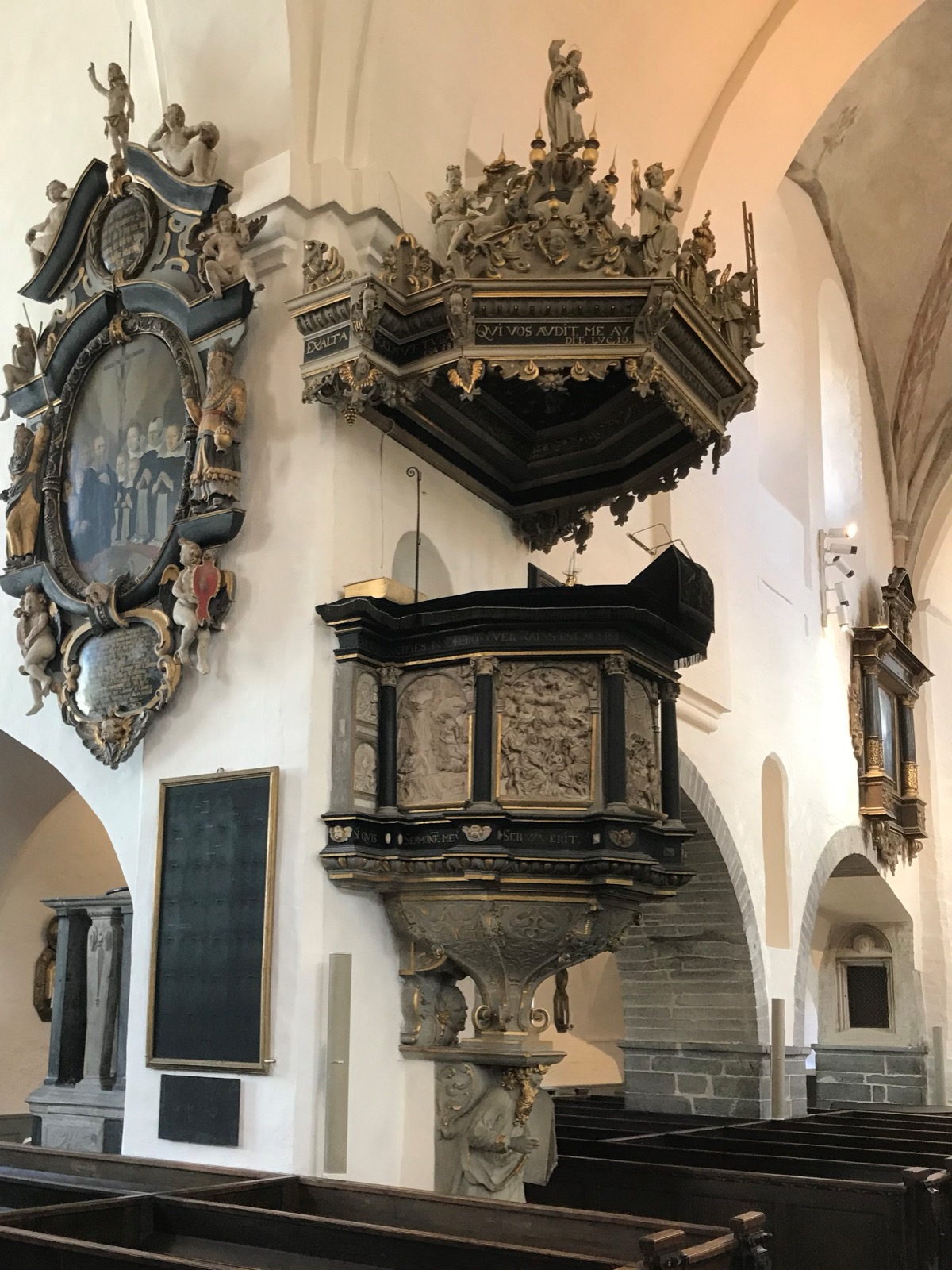 Pulpit at Sct Maria Kyrka, Ystad