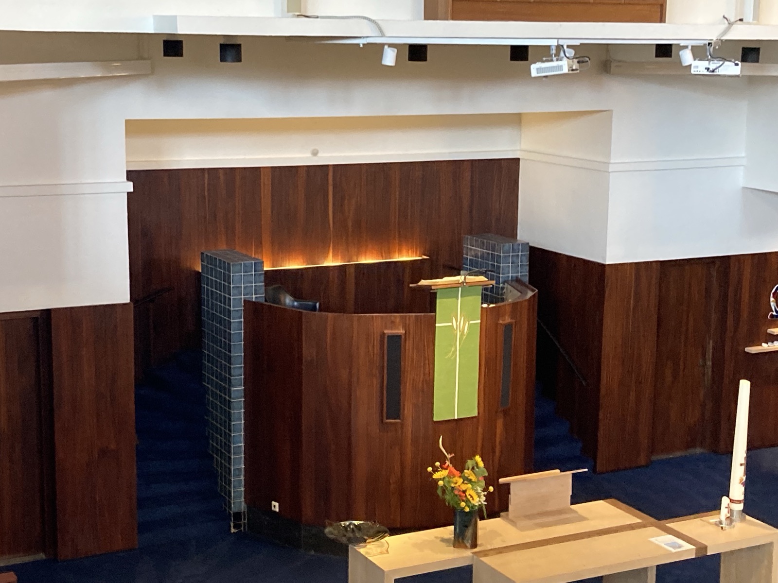 Preekstoel in Oosterkerk, Kollum