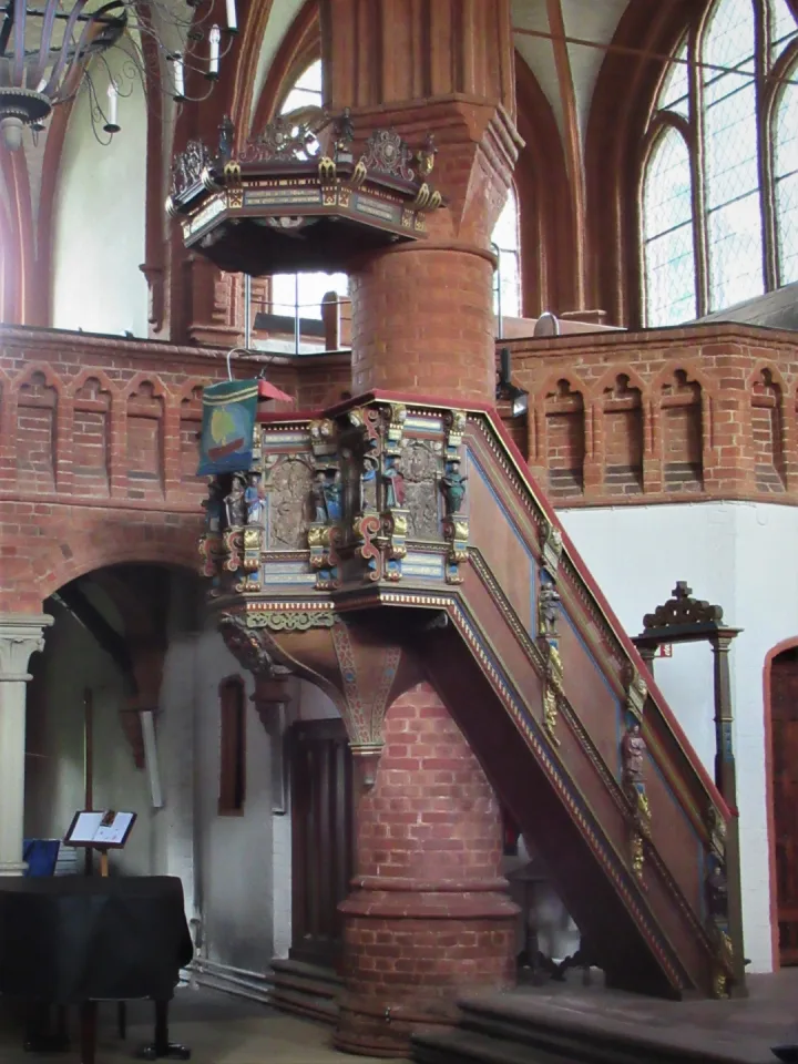 Preekstoel in Johanneskirche, Tostedt