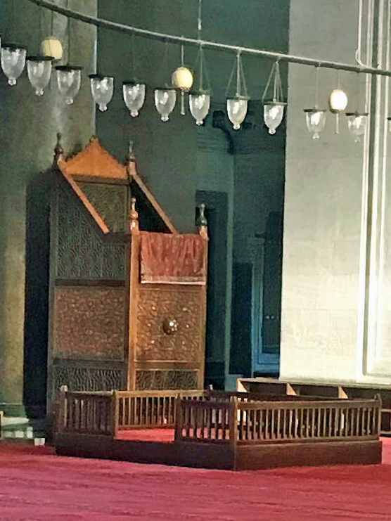 Preekstoel in Suleymanye Camii, Istanbul