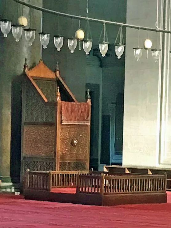 Preekstoel in Suleymanye Camii, Istanbul
