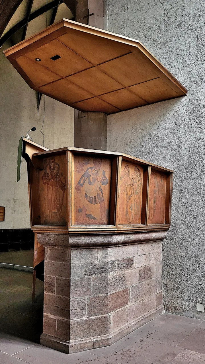 Preekstoel in Leonardskirche, Stuttgart