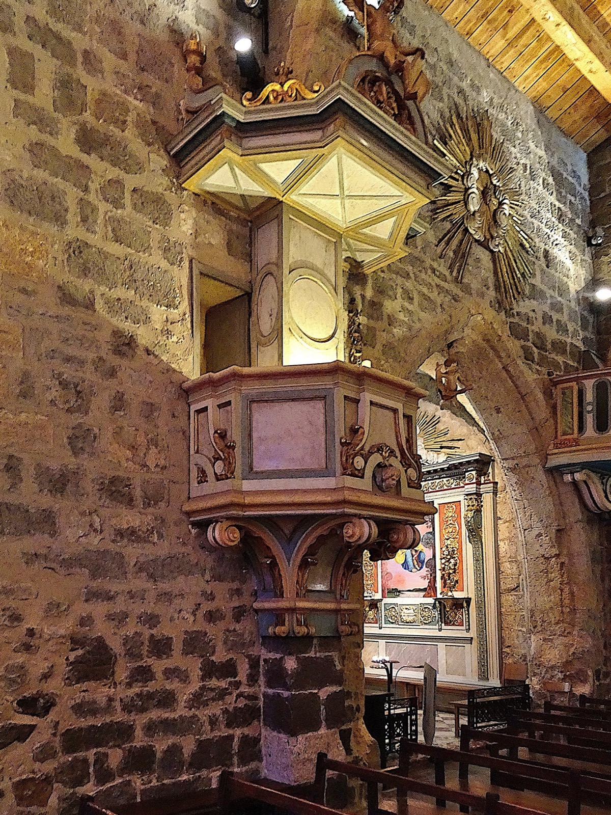 Preekstoel in Eglise Notre-Dame de l'Assomption de Gruissan, Gruissan