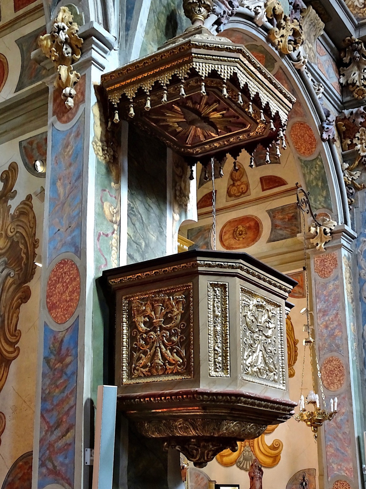 Preekstoel in Iglesia de San Nicolas , Valencia