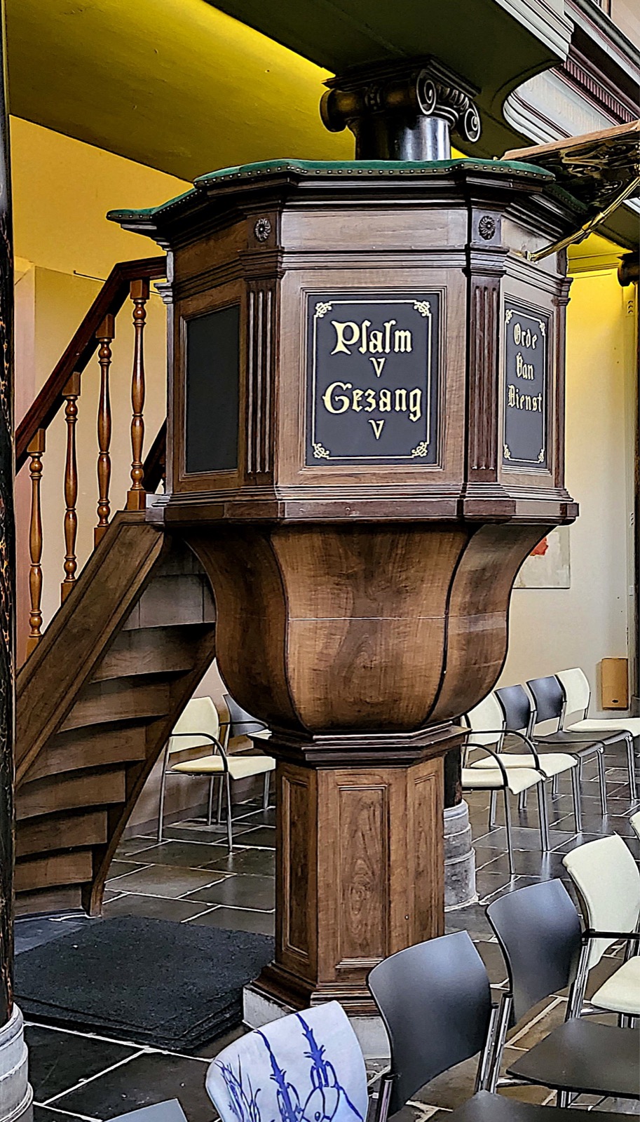 Pulpit at Grote Kerk (PKN), s-Hertogenbosch
