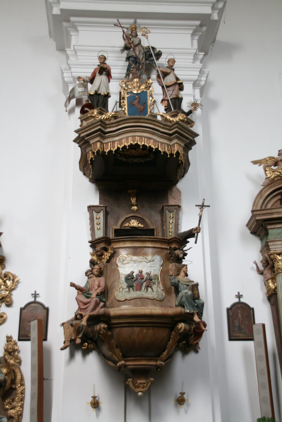 Pulpit at Andocsi Nagyboldogasszony, Andocs